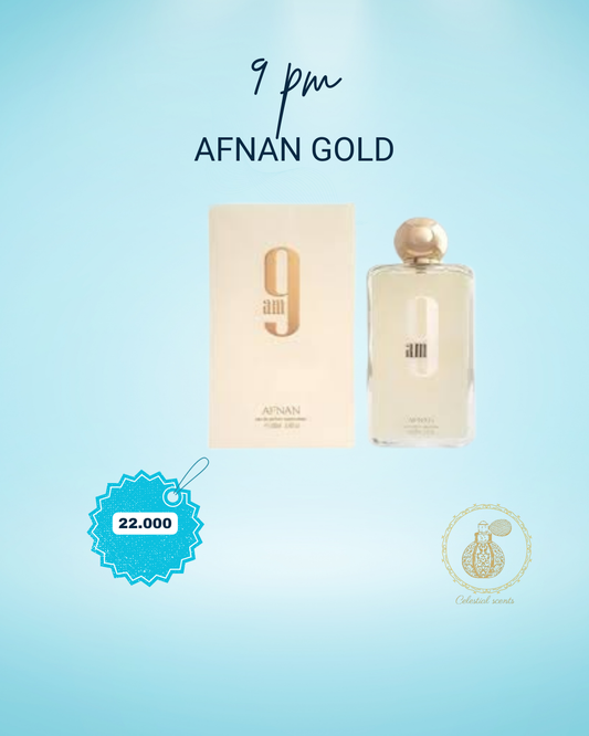 9 AM DE AFNAN UNISEX DORADO 100ML EDP