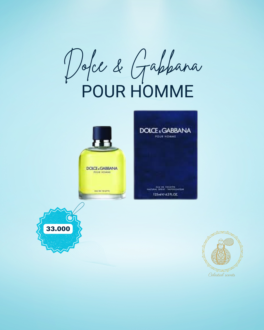 DOLCE & GABBANA DE DOLCE & GABBANA HOMBRE 125ML EDT