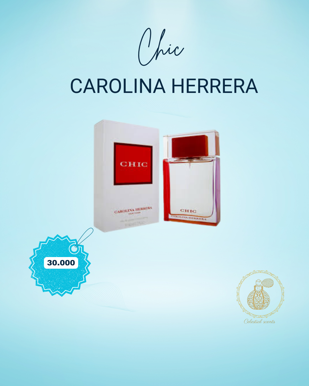 CHIC DE CAROLINA HERRERA MUJER 80ML EDP