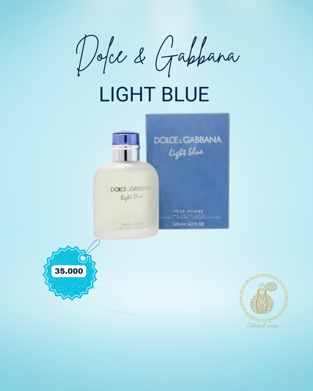 LIGHT BLUE DE DOLCE & GABBANA HOMBRE 125ML EDT