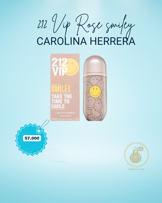 212 VIP ROSE SMILEY MUJER 80ML EDP CAROLINA HERRERA