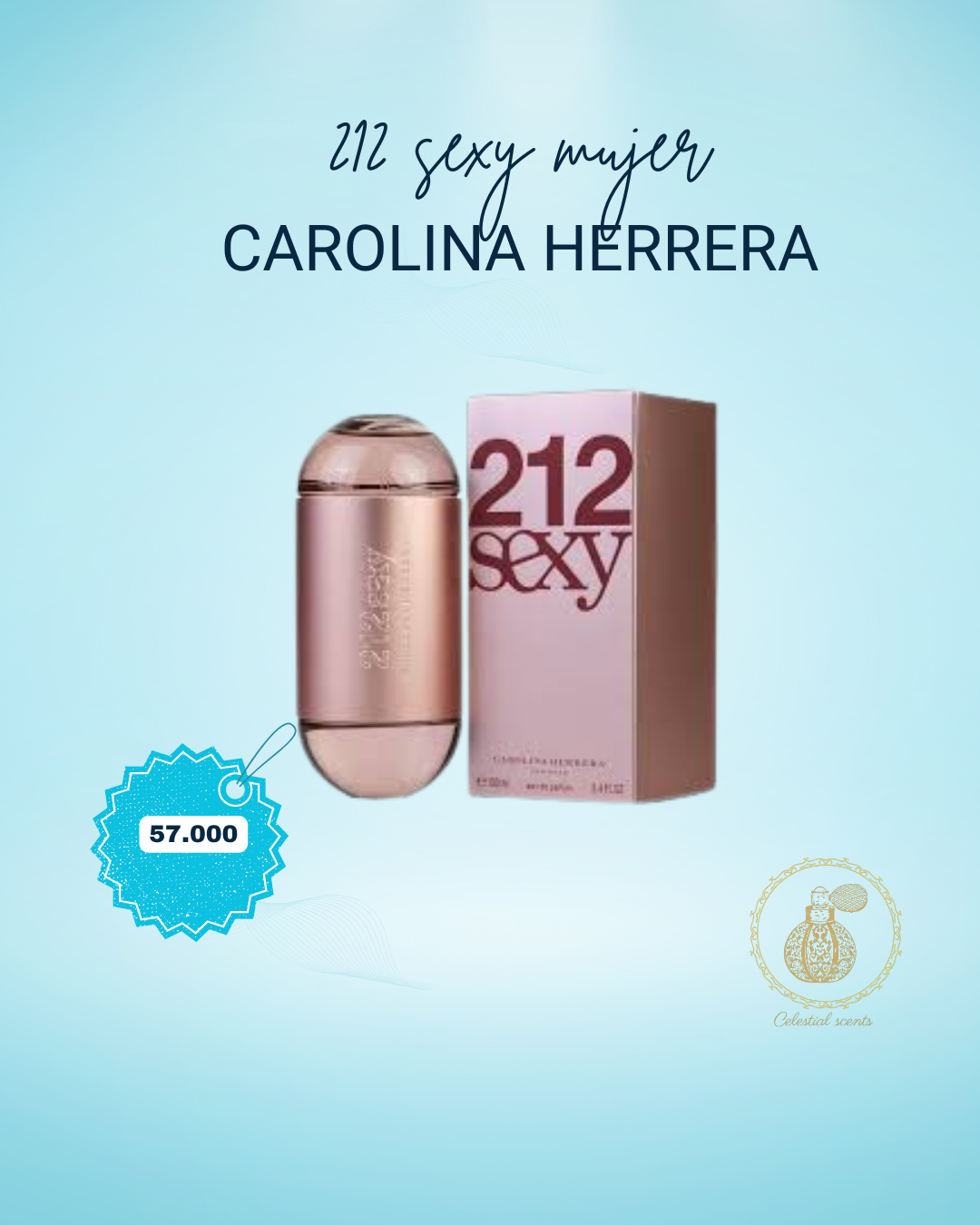 212 SEXY MUJER DE CAROLINA HERRERA MUJER 100ML EDT