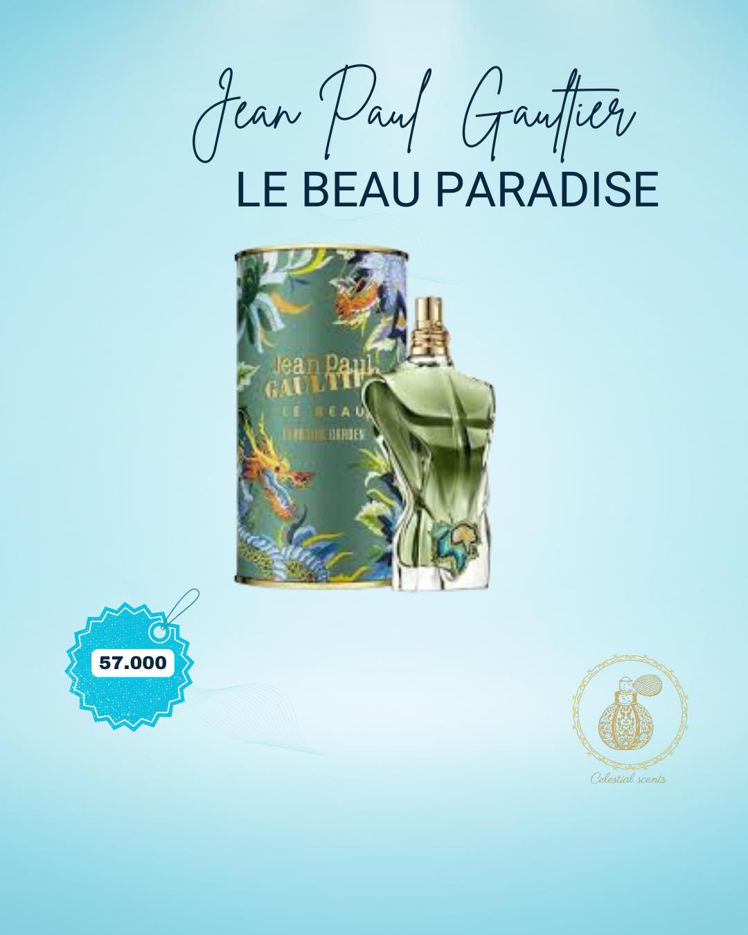 JEAN PAUL LE BEAU PARADISE GARDEN HOMBRE 125ML EDP JEAN PAUL GAULTIER