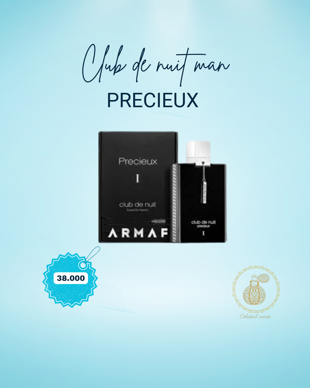 CLUB DE NUIT PRECIEUX UNISEX 55ML EDP ARMAF NUEVO