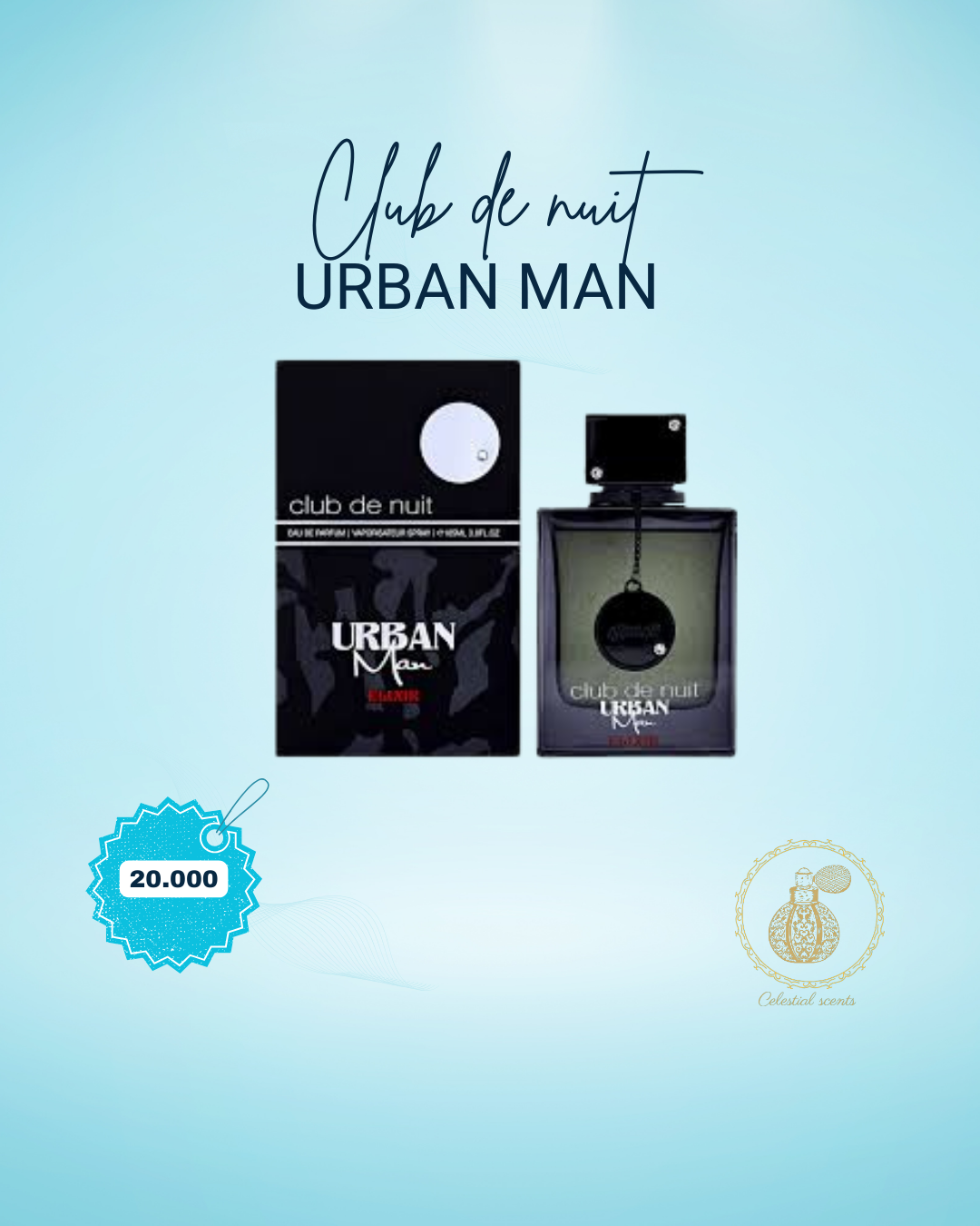 CLUB DE NUIT URBAN DE ARMAF HOMBRE 105ML EDP