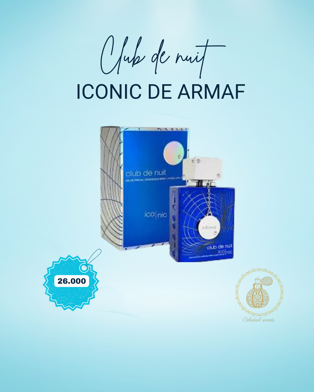 CLUB DE NUIT ICONIC DE ARMAF HOMBRE 105ML EDP